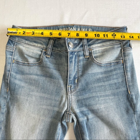 American Eagle Jegging Super Stretch 4 X-Long blue - Picture 7 of 12